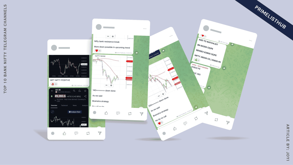 Top Bank Nifty Telegram Channels 2026 comparison