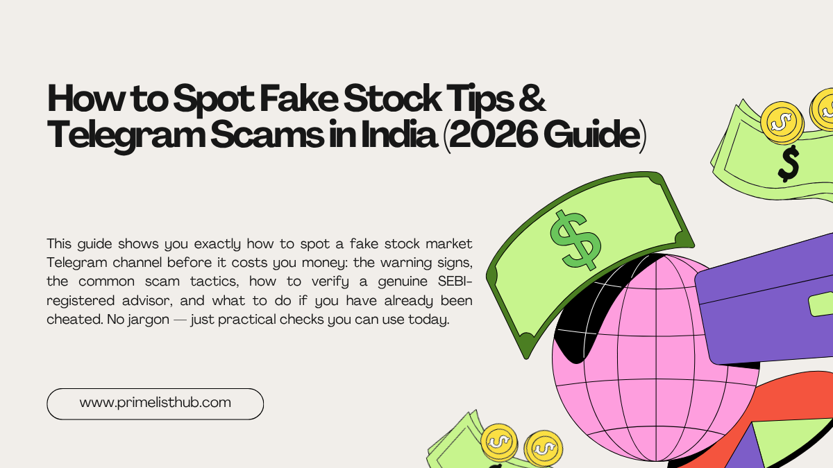How to spot fake stock tips and Telegram scams in India